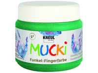Kreul Mucki Funkel-Fingerfarbe Smaragdgrün 150 ml
