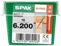 Spax Holzbauschrauben 6.0 x 200 mm TX 30 Zylinderkopf - 16 Stk.