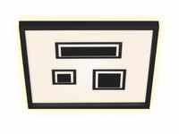 Briloner LED Panel Pac schwarz-weiß 42,3 x 42,3 cm mit Backlight warmweiß