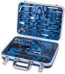 Werkzeugkoffer TB173 Scheppach - 173 tlg. best&uuml;ckt | mit Abisolierzange,