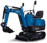 Benzin Mini Bagger EXC815 Scheppach - 8,5 PS | 2330mm Grabweite | 690mm...
