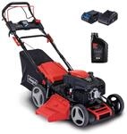 Benzin Rasenm&auml;her MS225-53E VS Scheppach - 6PS | Vario Speed | 53cm Schnittbreite 