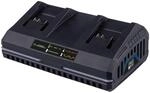 Doppell-Schnelladeger&auml;t SDBC4.5A Scheppach - 20V | 2,0 Ah Akku ca. 35 Min. Ladezeit