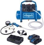 Akku Kompressor C-ACT160/6-X Scheppach - 20V | 8bar | 6L Kessel | 130l/min