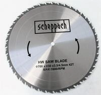 HW Kreiss&auml;geblatt Scheppach - &Oslash; 700 x 30 x 4,5 x 3,2 mm | 42 Z&auml;hne