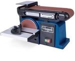 Band- und Tellerschleifer BTS800 Scheppach - 370W | 150mm Schleifteller | 2850min-1