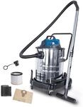 Nass- und Trockensauger ASP50-ES Scheppach - 50L | HEPA-Filter | mit Steckdose &