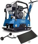 Benzin R&uuml;ttelplatte HP2500S Scheppach - 6,5PS | 28kN Verdichtungsdruck | 40cm