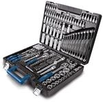 Werkzeugkoffer TB217 Scheppach - 217-tlg Werkzeug Set | Werkzeugkiste gef&uuml;llt 