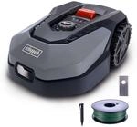 Scheppach RoboCut L500 vernetzter Rasenm&auml;herroboter 400m2 mit Ladestation | Bis zu