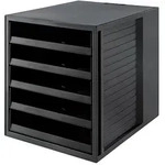 HAN Schubladenbox SCHRANK-SET KARMA, DIN A4, 5 offene Schubladen, &ouml;ko-schwarz