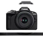 Canon Eos R50, Black + Rf-S 18-45 Is Stm Kit Milc 24.2 Mp Cmos 6000 X 4000 Pixels