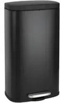 SVITA TQ30 M&uuml;lleimer schwarz 30L Treteimer Abfallbeh&auml;lter Softclose Deckel