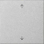 Gira System 3000 Bedienelement, 1f, aluminium, mit Abdeckung, geeignet f&uuml;r