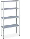 Relaxdays Schwerlastregal, Traglast: 200 kg, 4 Ebenen, HxBxT: 150 x 75 x 30 cm,