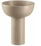 Blomus Blumenvase Miyabi, Dekovase, Vase, Steingut, Nomad, 21 cm, 66621