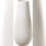 Villeroy & Boch Manufacture Collier blanc Vase Carr&eacute; hoch 11,5x11,5x26cm