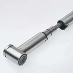 Franken Franke Edelstahl Hochdruck Armatur Atlas Neo L mit Auszugsbrause