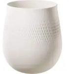 Villeroy & Boch Manufacture Collier blanc Vase Carr&eacute; gro&szlig; 20,5x20,5x22,5cm