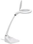 LED-Lupenleuchte MAULiris, dimmbar wei&szlig;
