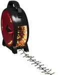 Konstsmide Micro LED Compactlights mit Kabelaufroller, 1000 bernsteinfarbene Dioden,