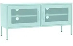 vidaXL TV-Schrank Minzgr&uuml;n 105x35x50 cm Stahl