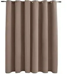 vidaXL Verdunkelungsvorhang mit Metall&ouml;sen Taupe 290 x 245 cm
