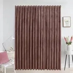 vidaXL Verdunkelungsvorhang mit Haken Samt Antik-Rosa 290 x 245 cm