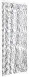 vidaXL Insektenschutz-Vorhang Hell- und Dunkelgrau 90x220 cm Chenille