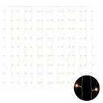 vidaXL LED-Lichtervorhang 3x3 m 300 LED Warmwei&szlig; 8 Funktionen