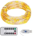 vidaXL LED-Lichterkette mit 300 LEDs Warmwei&szlig; 30 m