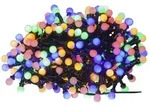 StarTrading LED Lichterkette Berry Mini Kugeln 300 bunte opale LED 6m au&szlig;en