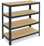 shelfplaza HOME 100x110x40 cm Schwerlastregal in anthrazit mit 4 B&ouml;den und 175...
