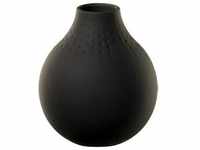 Villeroy & Boch Manufacture Collier noir Vase Perle klein 11x11x12cm