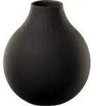 Villeroy & Boch Manufacture Collier noir Vase Perle klein 11x11x12cm