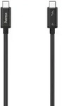 Hama USB-C 0,8 m 40 Gbit/s Schwarz