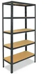 shelfplaza HOME 155x80x50 cm Schwerlastregal in anthrazit mit 5 B&ouml;den und 175...