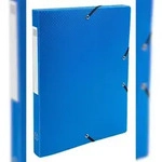 Exacompta 59682E 8x Archivbox aus PP 700&mu; blickdicht, R&uuml;cken 25mm, 25x33cm f&uuml;r DIN