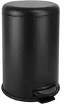 SVITA T20 Treteimer 20 Liter Abfalleimer M&uuml;lleimer M&uuml;lltonne Stahl Schwarz