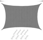 UV Sonnensegel Wasserdurchl&auml;ssig 5x3 - Rechteckig - Sonnenschutz Garten Terrasse