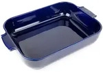 PEUGEOT Keramik Auflaufform APPOLIA 40cm Rechteckig Blau Sp&uuml;lmaschinenfest