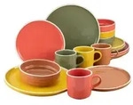 CreaTable Stack Indian Summer Kombiservice 16-tlg Steingut