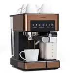 Klarstein Arabica Comfort Siebtr&auml;germaschine 1350W 20 Bar 1,8l Touch-Bedienfeld