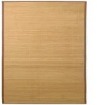 vidaXL Teppich Bambus 160x230 cm Braun