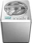 Melissa 16310193 &ndash; Ice cream maker 2L, 180W, brushed stainless steel