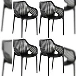 CLP 4er Set St&uuml;hle Air XL schwarz