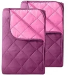 wometo 2 St&uuml;ck Microfaser Sommer Steppbett 155x220 &ndash; lila und pink / OEKO-TEX /
