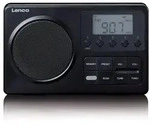 Lenco MPR-035BK - Batteriebetriebenes, kompaktes tragbares FM-Radio mit