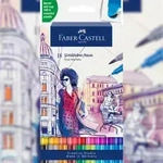 Faber Castell Aqua Dual Marker Gofa 0,4 mm 18er Etui