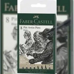 Faber Castell Tuschestift Pitt Artist Pen 8er schwarz